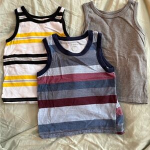 Garanimals Kids Tank Tops - Yellow, Blue, Gray